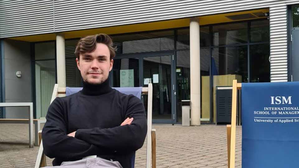 Marketing-Student Moritz an der ISM Dortmund