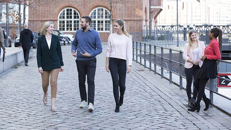 ISM Studenten in Hamburg