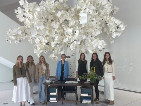 Studierende zu Gast im Montblanc Haus