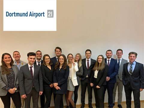 Die Dortmunder ISMler überzeugten das Marketingteam vom Dortmund Airport.