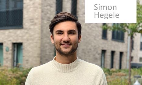 Jonas Meyer dualer Student, arbeitet beim Logistik- und Servicedienstleister Simon Hegele