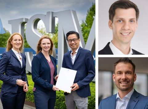 Anja Bergmann, Prof. Dr. Gerrit Lietz und Prof. Dr. Oliver Vogler freuen sich auf ihre neuen Aufgaben.