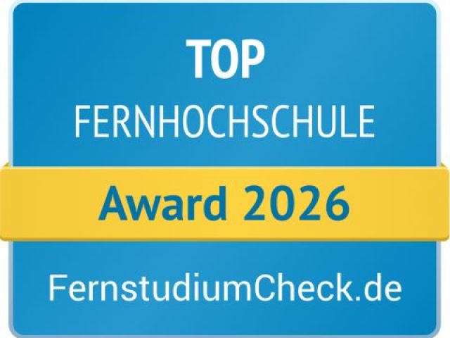 DIe ISM wurde erstmal mit dem FernstudiumCheck Award ausgezeichnet.