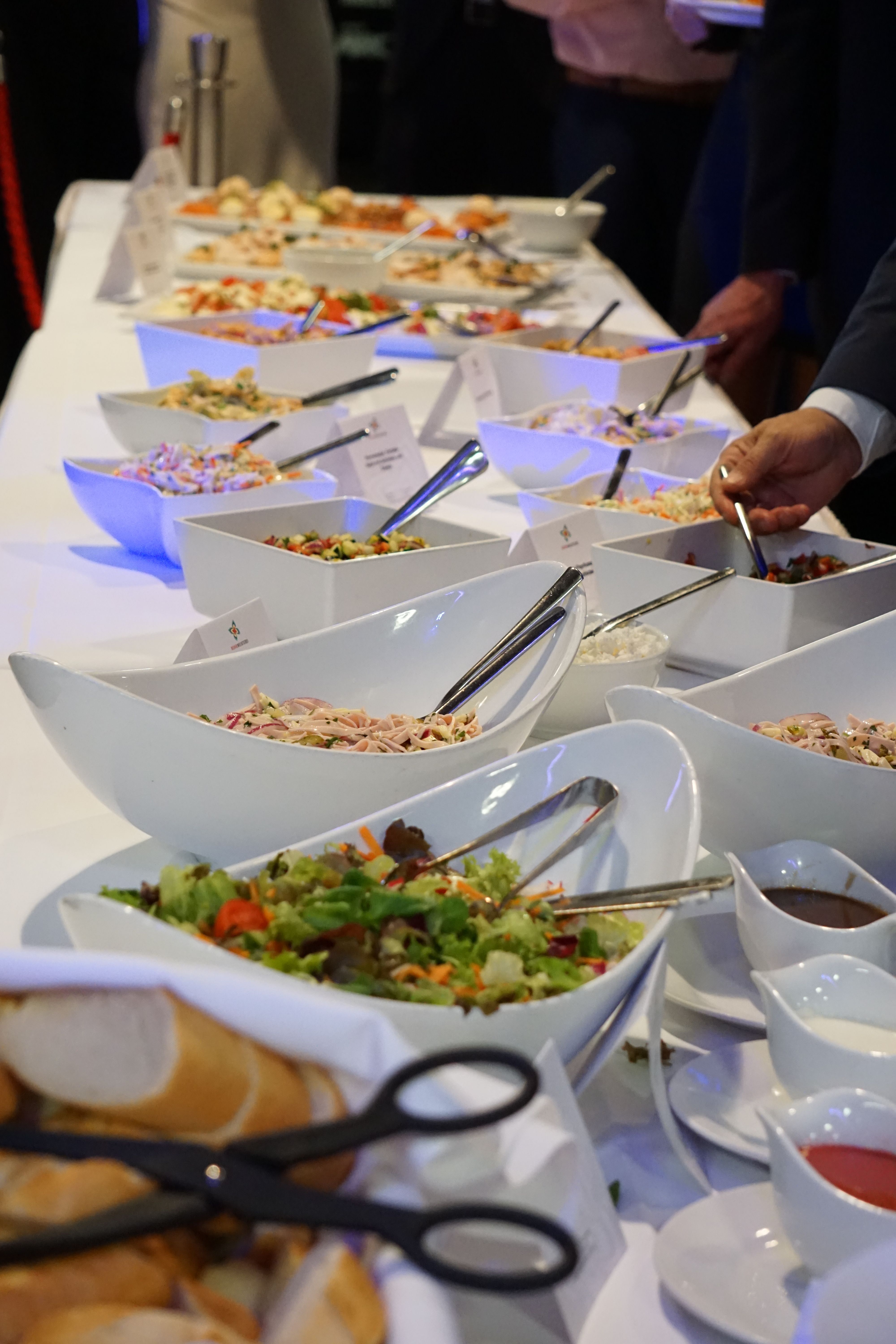 Buffet beim Absolventenball der ISM Dortmund